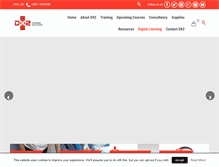 Tablet Screenshot of dx2training.ie